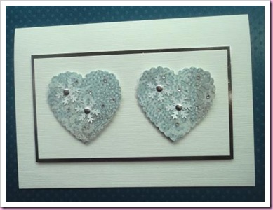 Christmas Hearts Card