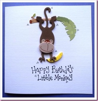 Little Monkey Card 3