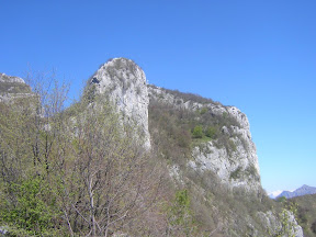 La rampa diedro dell'Anticima