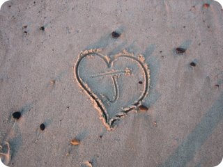Beach Sand Heart Beach Sand Heart
