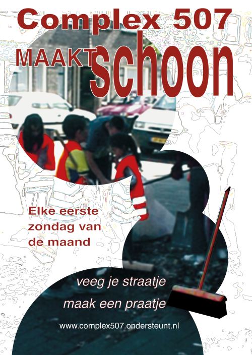 schoonmaakposter 