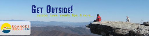 Roanoke Outside logo and Get Outside text