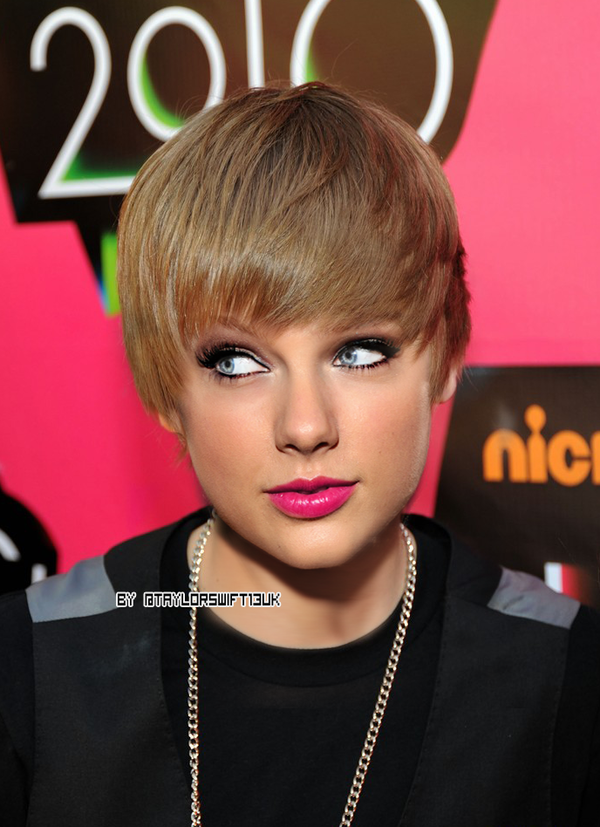 TAYLOR SWIFT HAS HAD HER HAIR CUT SHORT AND LOOKS JUST LIKE JUSTIN 