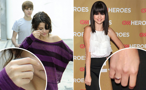 Justin Bieber Selena Gomez Purity ring