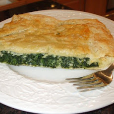 Spinach Pie in Puff Pastry (Spanakopita)