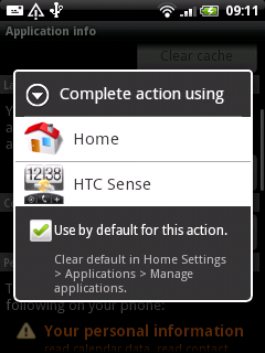Change default UI for Android