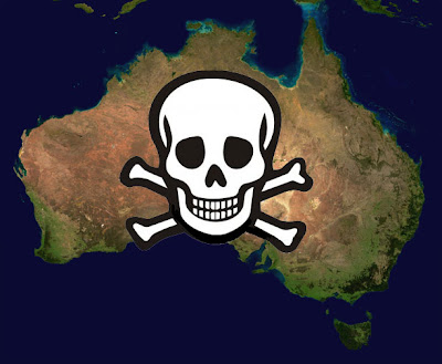 AUSTRÁLIA- SE QUER MORRER VÁ PARA LÁ ^.=.^ Mapa
