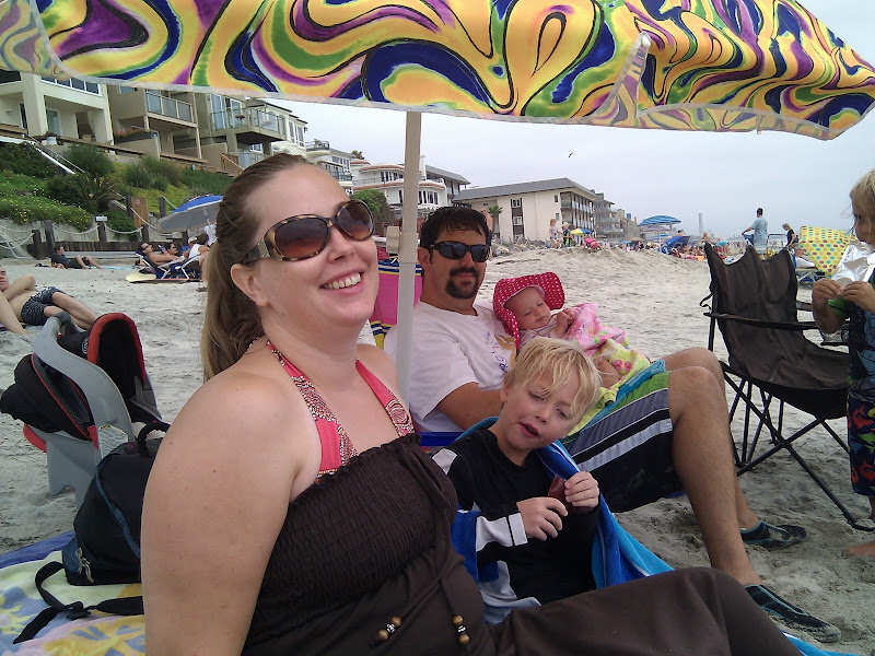 At the beach