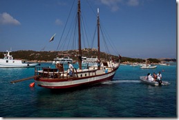 Island hopping by boat