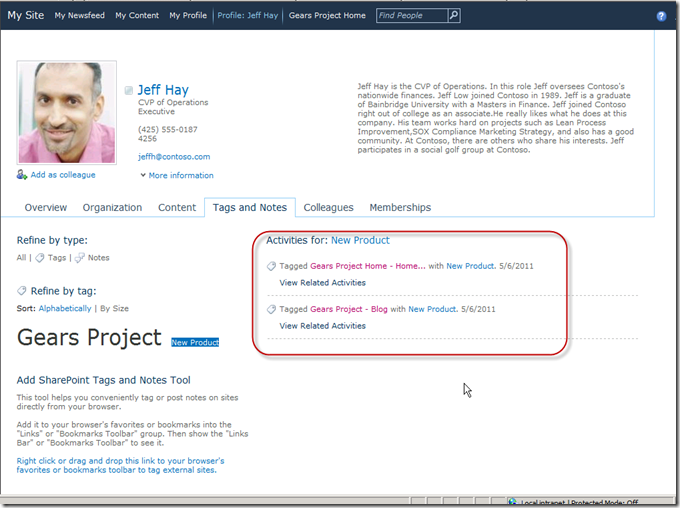 SharePoint 2010 Tags and Notes on My Site - Jeff H SharePoint 2010 Tags and Notes on My Site - Jeff H