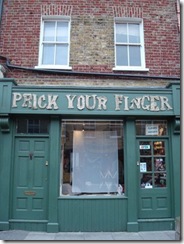 Prick your finger