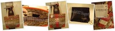 View COACH Heritage Stripe Tote Purse 11349 Photos