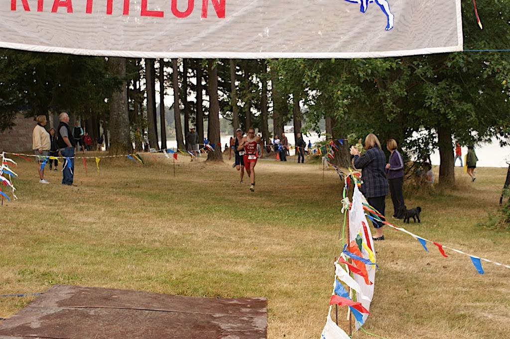 Finish line at Sri Tri 2010