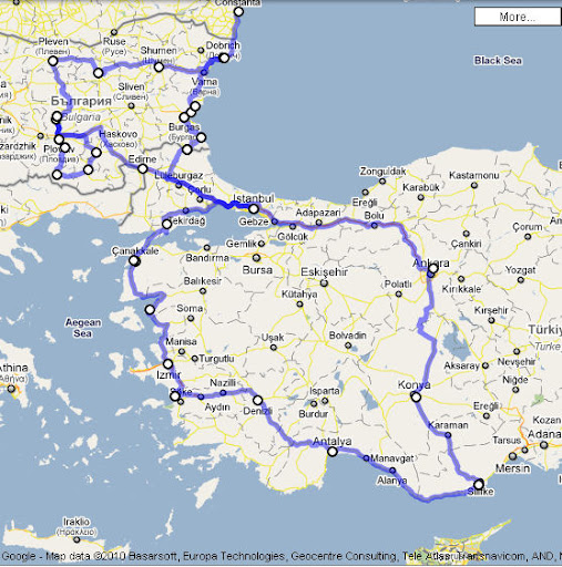Cyprus Turkey Bulgaria Romania