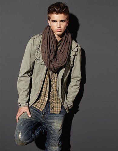 Bershka, menswear lookbook Winter 2010