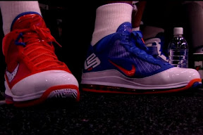 LeBron Scores 41 Points on Blazers... Wearing Two Different Shoes lebron james nba 100110 cle at por 12 LeBron Scores 41 Points on Blazers... Wearing Two Different Shoes