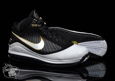Upcoming 375664 011 Black/White Metallic Gold LBJ7 New Photos nike air max lebron 7 gr white black gold 5 03 Upcoming 375664 011 Black/White Metallic Gold LBJ7 New Photos