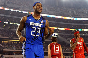 lebron james nba 100214 all star dallas 46 2010 NBA All Star: D Wade and LeBron lead EAST in Front of 108k