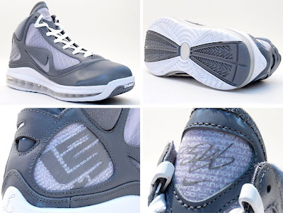 nike air max lebron 7 gr cool grey white 4 03 Releasing Now: Nike Air Max LeBron VII   Cool Grey / White
