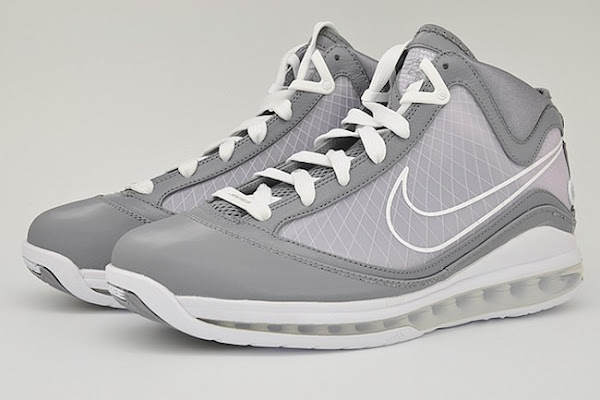 Releasing Now Nike Air Max LeBron VII 8211 Cool Grey  White