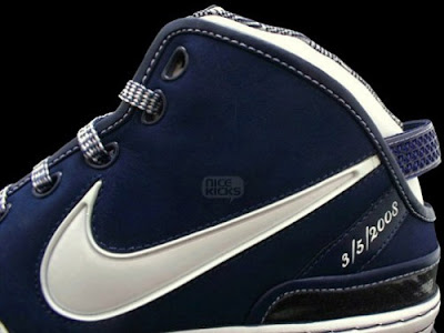 Upcoming White Navy NYC Zoom LeBron VI General Release nike zoom lebron 6 gr white navy black 3 04 Upcoming White Navy NYC Zoom LeBron VI General Release