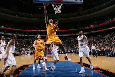 lebron james nba 081210 cle at phi 07 Upcoming HOH Exclusive   Hardwood Classic Red Six