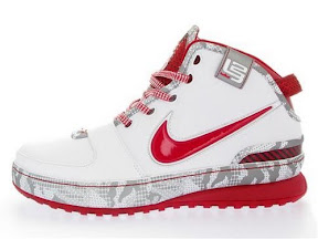 nike zoom lebron 6 gr white crimson grey 6 04 Release Date Reminder: Ohio State and Royal Zoom LeBron VI