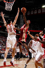 King James and Dwyane Wade Put on a Show To Remember in Miami lebron james nba 090226 cle at hou 11 King James and Dwyane Wade Put on a Show To Remember in Miami