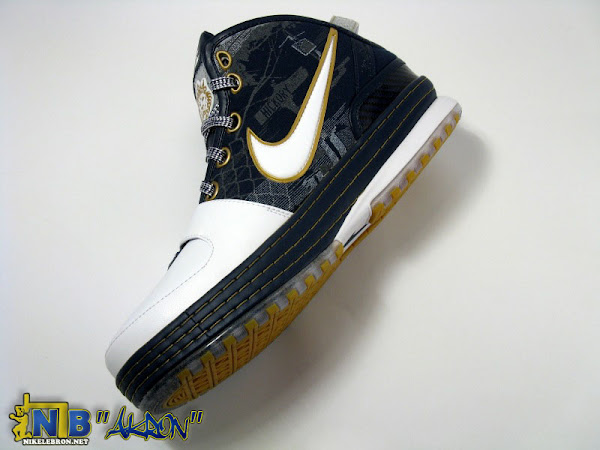 Akron Nike Zoom LeBron VI Personalized for AU Zips Showcase