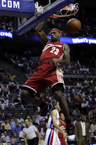 lebron james nba 090424 cle at det 36 game 3 James Near Triple Double Helps Push Pistons to Brink of Elimination