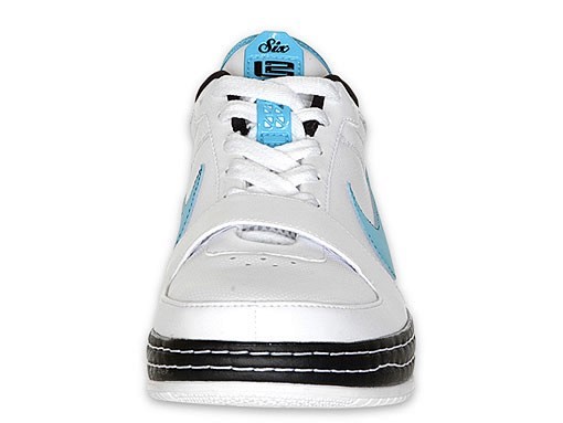 Nike Zoom LeBron VI Low WhiteBlackBaltic Blue Available at Finishline