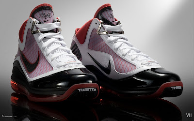 nike air max lebron 7 gr black red white 9 09 Nike Air Max LeBron VII New Official Launch Date   October 29th