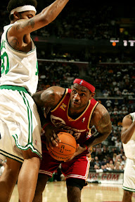 Cavs Lose in the Season Opener. LeBron Breaks out the Black VII. lebron james nba 091029 cle vs bos 07 Cavs Lose in the Season Opener. LeBron Breaks out the Black VII.