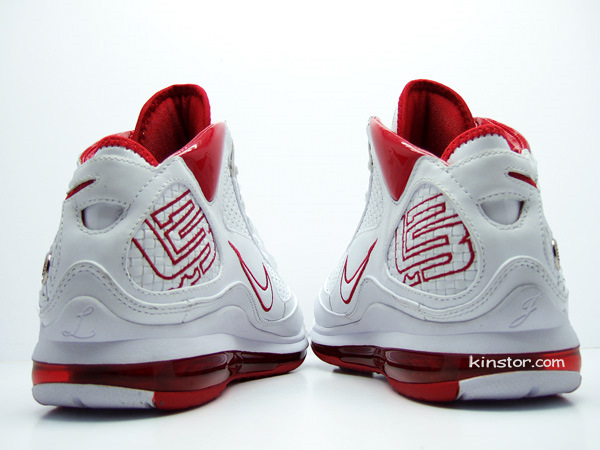 Second Look at the White  Varsity Red Nike Max LeBron VII 7 NFW