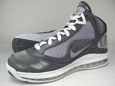 nike air max lebron 7 gr cool grey white 1 23 Nike Air Max LeBron VII (7) 375664 002 Cool Grey / White