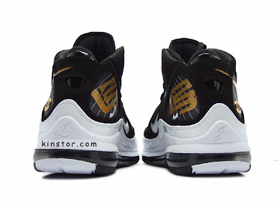 nike air max lebron 7 gr white black gold 4 06 Detailed Look at 375664 011 :: White/Black/Gold :: Nike LeBron VII