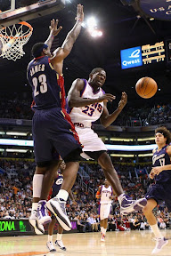 lebron james nba 091222 cle at phx 07 LBJ Records a Triple Double in OT Win in Sac Town. Cavs End Suns Home Game Winning Streak