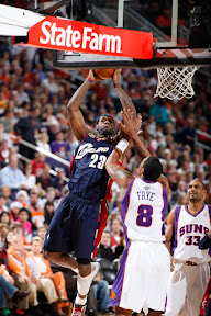 lebron james nba 091222 cle at phx 10 LBJ Records a Triple Double in OT Win in Sac Town. Cavs End Suns Home Game Winning Streak