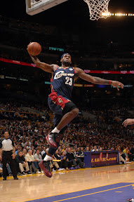lebron james nba 091225 cle at lal 14 LeBron, Cavs Shine in Rout of Kobe, Lakers. LBJ Debuts the Xmas VII.