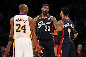 lebron james nba 091225 cle at lal 22 LeBron, Cavs Shine in Rout of Kobe, Lakers. LBJ Debuts the Xmas VII.