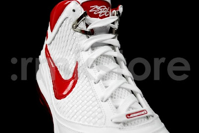 nike air max lebron 7 gr white red 3 10 Nike Air Max LeBron VII NFW Woven White/Red Available Early