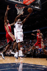 lebron james nba 091229 cle at atl 21 King James Debuts Black/White/Gold LBJ7 as Cavs Sink Hawks