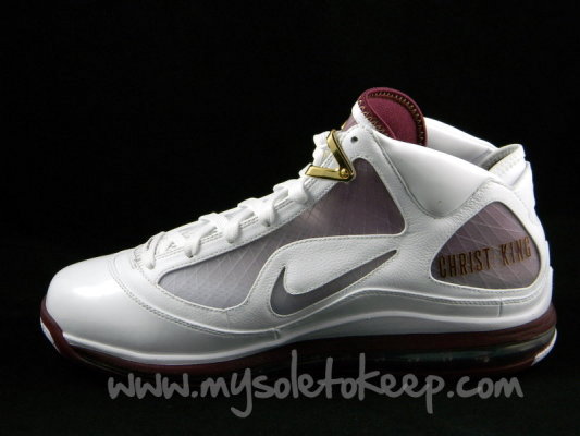 First Look Nike Air Max LeBron VII 8220Christ the King8221 Home PE