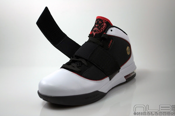 LeBron8217s Nike Zoom Soldier IV 4 Black White Red Showcase