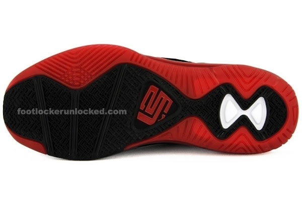 Nike Air Max LeBron VIII BlackWhiteRed L23 Logo Sample