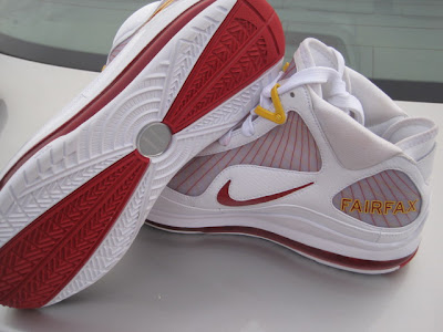 nike air max lebron 7 pe fairfax home 5 02 Nike Air Max LeBron VII (7) Fairfax Lions Home & Away PEs