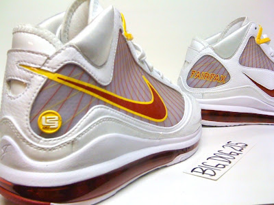 nike air max lebron 7 pe fairfax home 6 03 Nike Air Max LeBron VII (7) Fairfax Lions Home & Away PEs