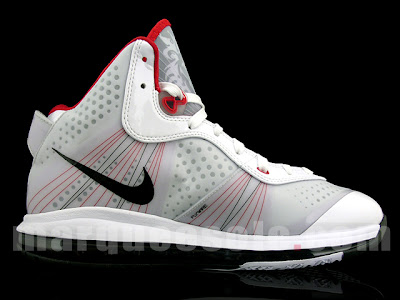 Introducing Nike LeBron 8 V/2 Version 2 Lighter Means Better? nike air max lebron 8 v2 white black red 1 05 Introducing Nike LeBron 8 V/2 Version 2 Lighter Means Better?