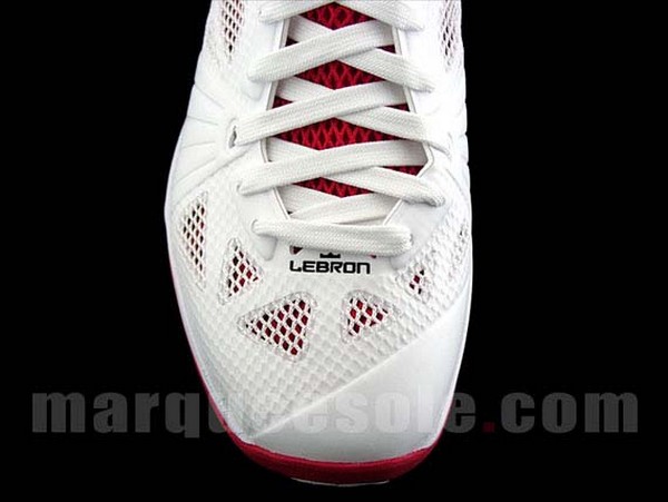 First Look at Nike LeBron 8 PS V3 White  Black  Red