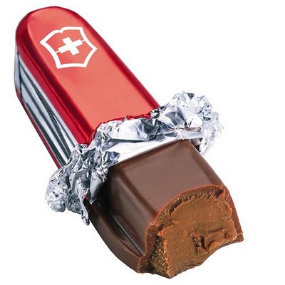 Swiss Army Knife chocolate